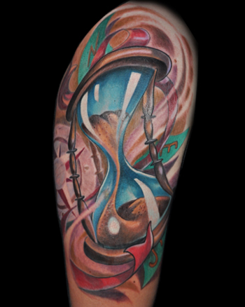 Hour Glass by Brandon Heffron: TattooNOW